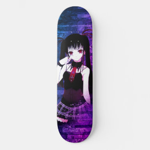 Zurück Farbe Anime Girl Skateboard