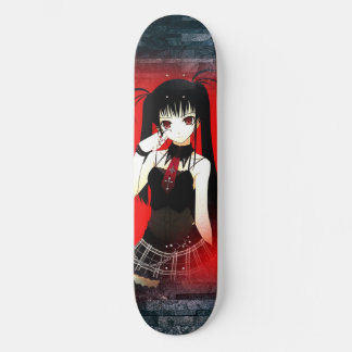 Zurück Farbe Anime Girl Skateboard