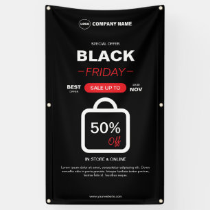 Zurück Freitag Custom Logo Banner