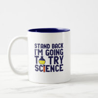 Zurück, ich versuche es mit Science Funny Geek