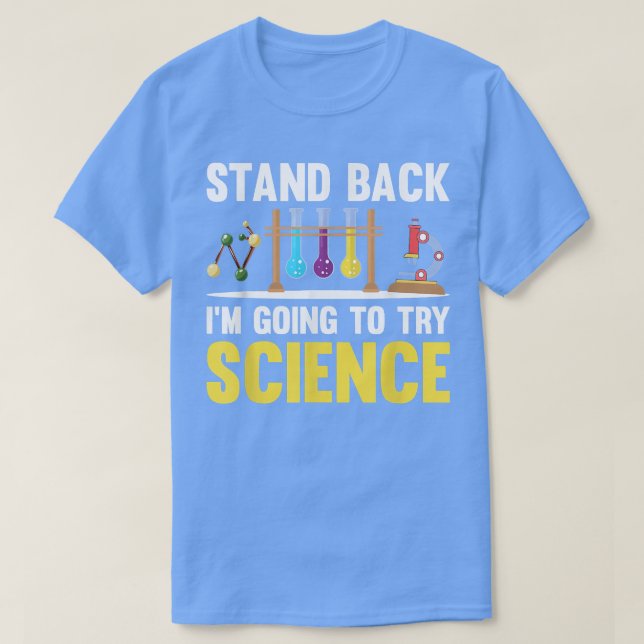 Zurück, ich werde die Science Chemistry Liebe vers T-Shirt (Design vorne)