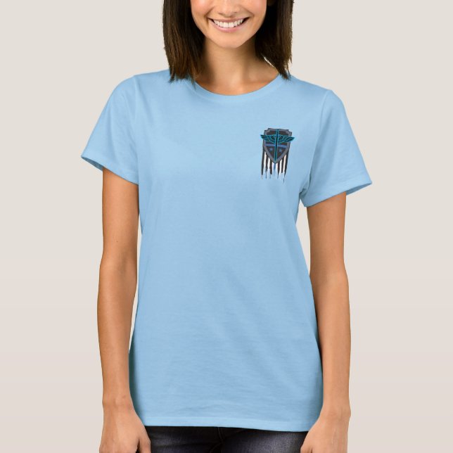 Zurück in Blau oder es wird niemanden geben, der d T-Shirt (Vorderseite)