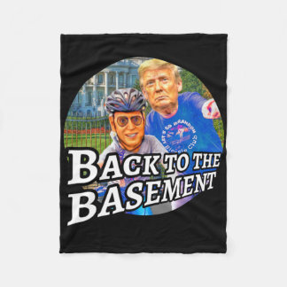 Zurück in den Keller Biden Trump Fahrrad Patriot R Fleecedecke