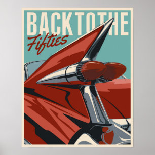 Zurück in die 50er poster
