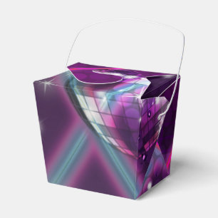 ZURÜCK IN DIE 80ER Glam Tanzparty Geschenkboxen Geschenkschachtel
