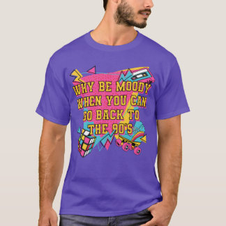 Zurück in die 90er 1990 Retro Vintage Groovy Rad C T-Shirt