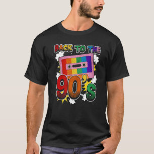 Zurück in die 90er Jahre Disco Radio und Techno Er T-Shirt