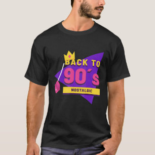 Zurück in die 90er Jahre nostalgisches Party Anges T-Shirt
