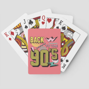 Zurück in die 90er Jahre Spielkarten
