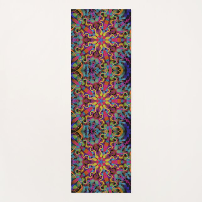 Zurück in die Mitte Yogamatte (Vorderseite)