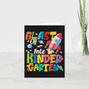 Zurück in die Schule Der Niedliche Kindergarten Karte