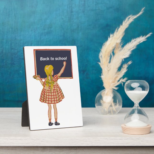 ZURÜCK IN DIE SCHULE FOTOPLATTE (Seite)