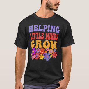 Zurück in die Schule helfen kleinen Minds Lehrer z T-Shirt