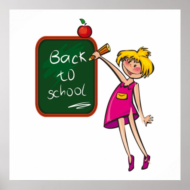 ZURÜCK IN DIE SCHULE POSTER (Vorne)