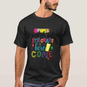 Zurück in die Schule, schau dir die 5. Klasse an, T-Shirt