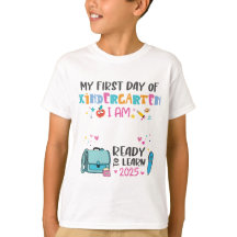 Zurück-in-die-Schule-Shirt für Kinder - Kindergart