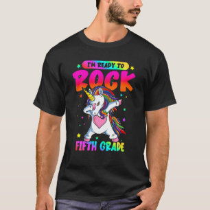 Zurück in die Schule Unicorn Dapping bin ich berei T-Shirt