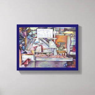 Zurück in zehn Minuten vergessen Ehefrau Geburtsta Leinwanddruck