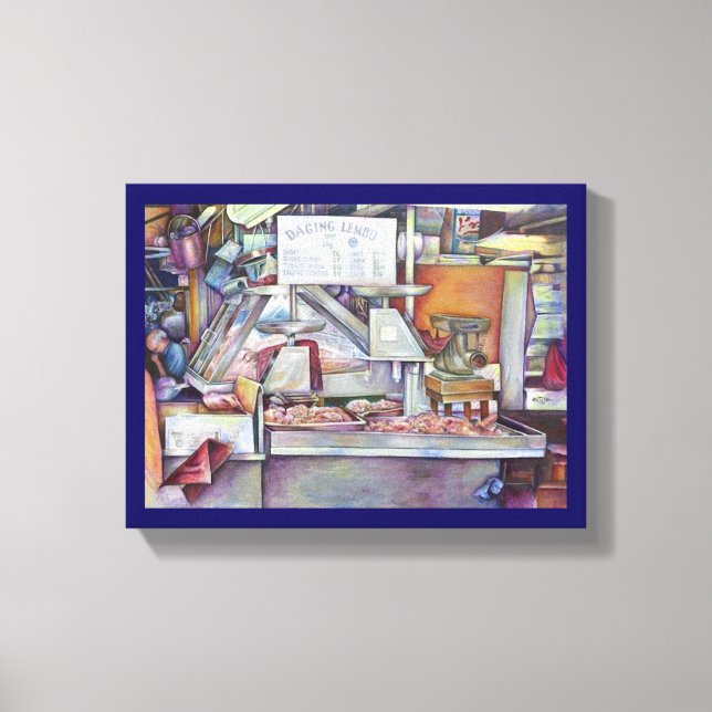 Zurück in zehn Minuten vergessen Ehefrau Geburtsta Leinwanddruck (Vorderseite)