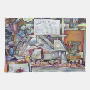 Zurück in zehn Minuten, vergessen Sie meine Ehefra Geschirrtuch