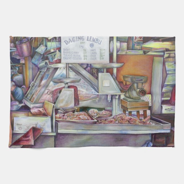 Zurück in zehn Minuten, vergessen Sie meine Ehefra Handtuch (Horizontal)