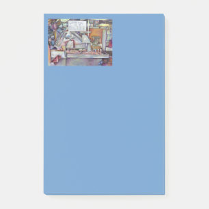 Zurück in zehn Minuten, vergessen Sie meine Ehefra Post-it Klebezettel