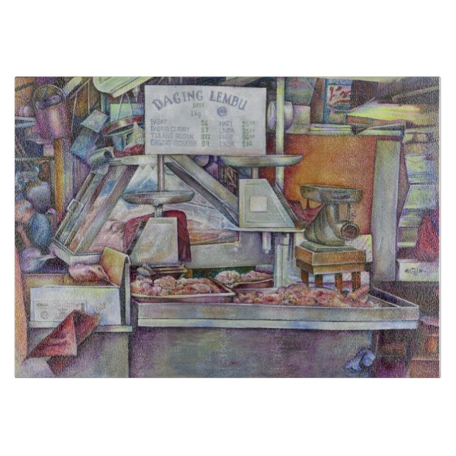 Zurück in zehn Minuten, vergessen Sie meine Ehefra Schneidebrett (Vorderseite)