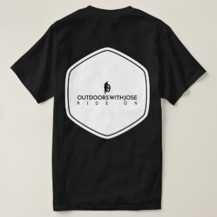 Zurück MTB-Fahrt auf dem T - Shirt