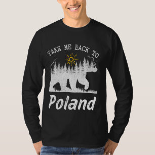 Zurück nach Polen Vintager Urlaub in Polen T-Shirt