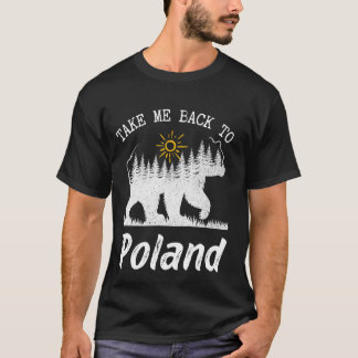 Zurück nach Polen Vintager Urlaub in Polen T-Shirt