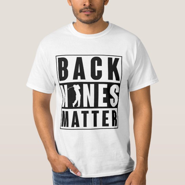 Zurück - Neuner Match Golf T-Shirt (Vorderseite)