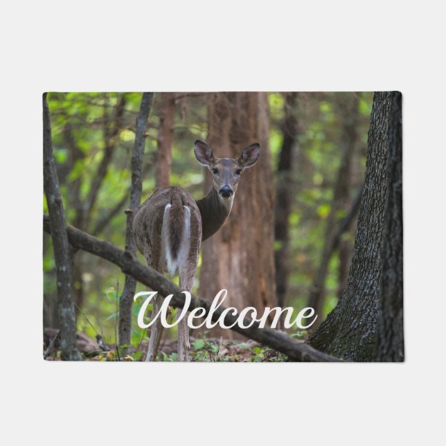 Zurück painterly Welcome Doormat Fußmatte (Vorderseite)