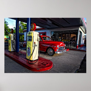 Zurück schauen in der Zeit Poster