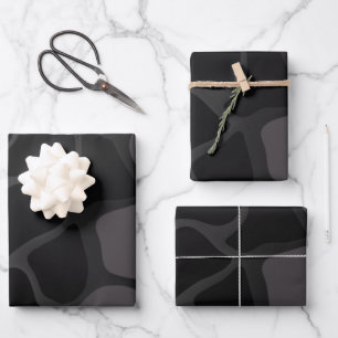 Zurück- und Grauschleifpapier  Geschenkpapier Set