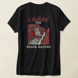 Zurück und vorne wanderte ich durch den großen Can T-Shirt