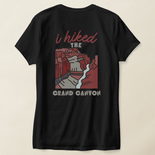 Zurück und vorne wanderte ich durch den großen Can T-Shirt (AblageHinten)