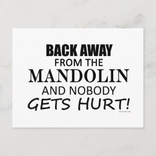 Zurück weg vom Mandolin Postkarte