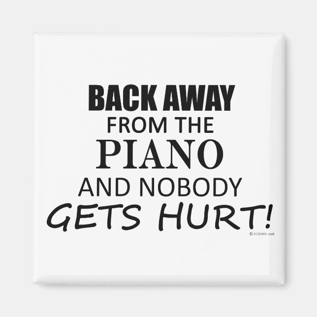 Zurück weg vom Piano Magnet (Vorne)