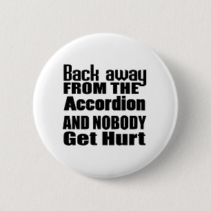 Zurück weg von dem Akkordeon und niemandem Button