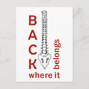 Zurück, wo es hingehört postkarte