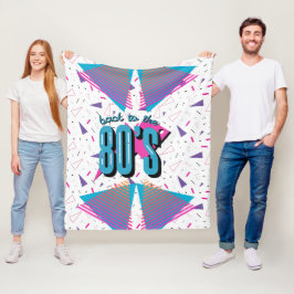 Zurück zu den 80er Jahren Fleece-Decke Fleecedecke