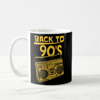 Zurück zu den 90er Jahren der Musikkassette 90er J Kaffeetasse