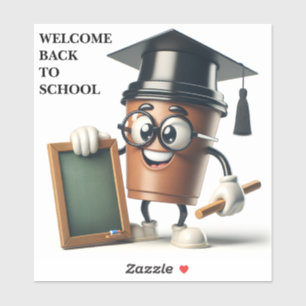 Zurück zu den Kaffeebeklebern in der Schule Aufkleber
