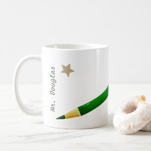 Zurück zu den Lehrern der Schule: Klassischer grün Kaffeetasse