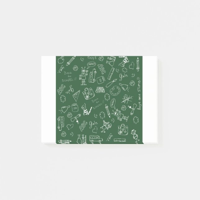 zurück zu den Schuldoodles Post-it Klebezettel (Vorderseite)