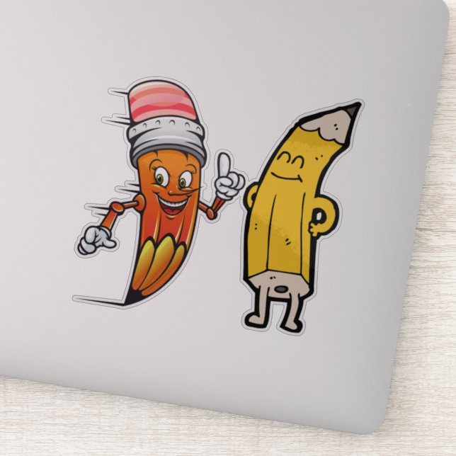 zurück zu den Schulvibes, lustige Schulgeschenke Aufkleber (Detail)