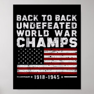 Zurück zu den ungeschlagenen Weltkriegsmeistern de Poster