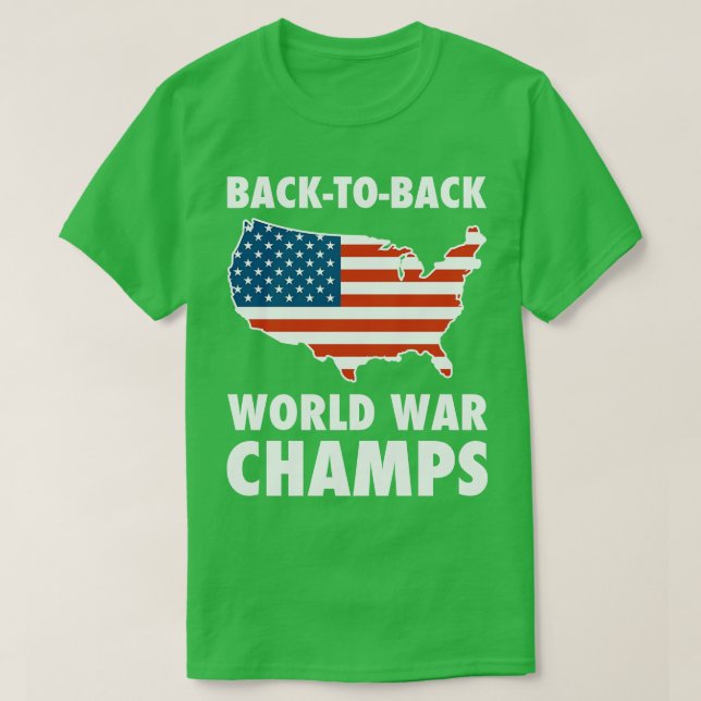 Zurück zu den Weltmeistern USA T-Shirt (Design vorne)