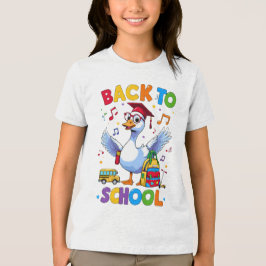 Zurück zu Gänse der Schule - T - Shirt-Design für Tri-Blend Shirt