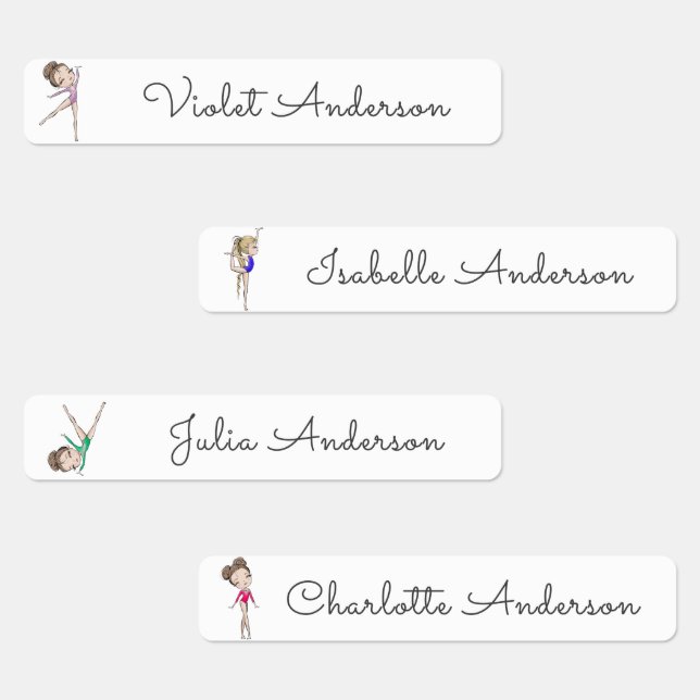 Zurück zu Gymnastik in der Schule Kinder Name Etiketten (Gruppe)